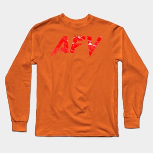 AFV Red Long Sleeve T-Shirt